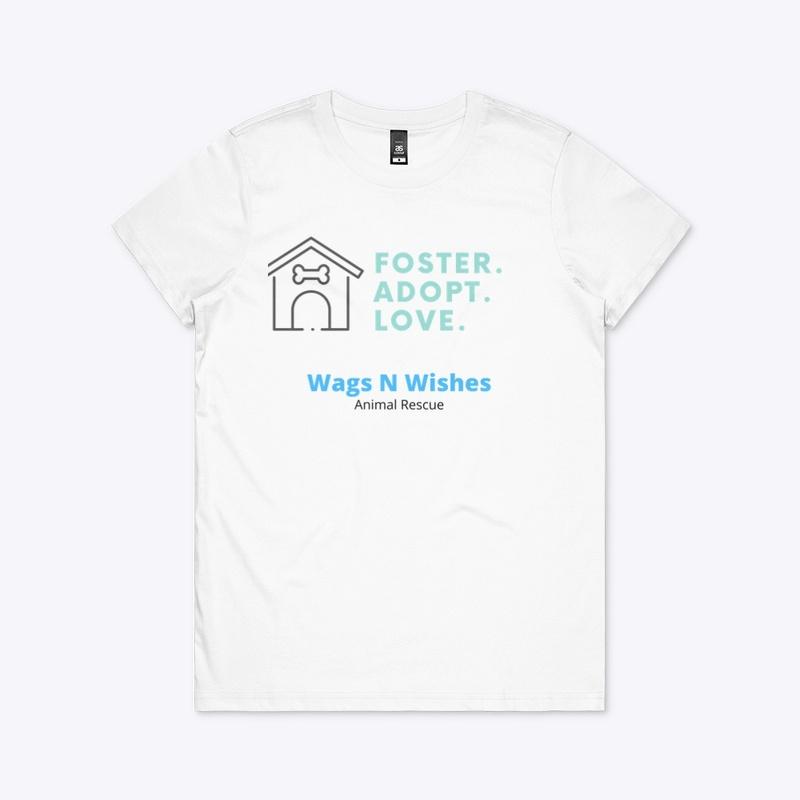 Foster. Adopt. Love. Water Bottle